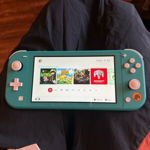 Nintendo Switch Lite Turquoise Animal Crossing Edition